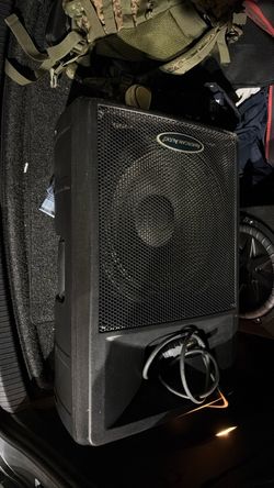 Speaker system with power cable
