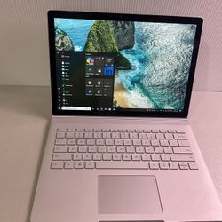 Microsoft surface book 1 i5 (contact info removed) 8gb 256ssd window 10pro no AC adapter included ,keyboard battery not working 