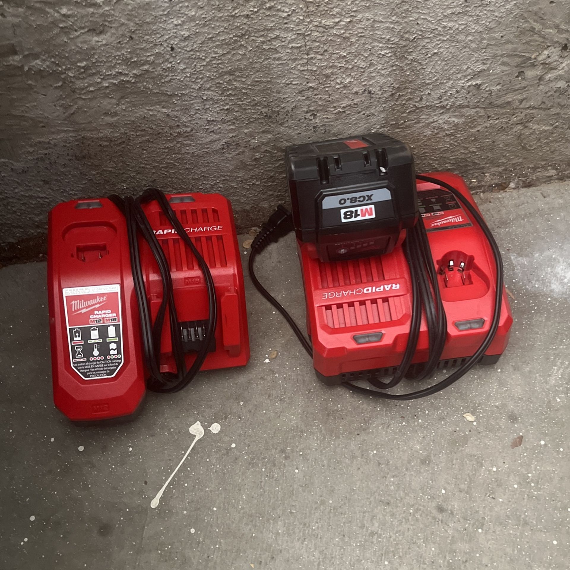 Milwaukee backpack vacuum cleaner with two batteries for Sale in