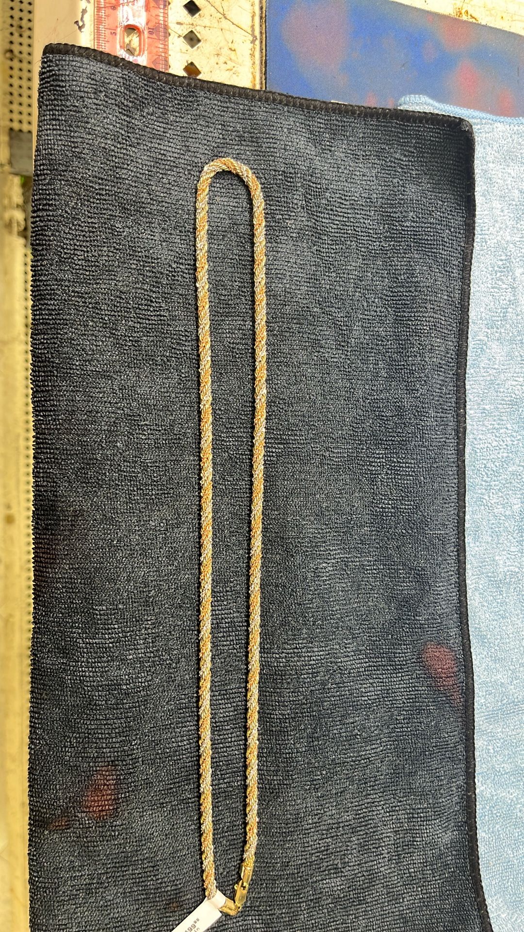 10k Tri Color Rope Chain (Weight And Length In Pics)