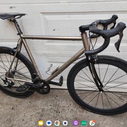 20223 Titanium Endurance Road Bike, Carbon Wheels 