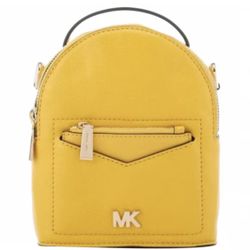Michael Kors Jessa Yellow Mini Backpack for Sale in San Antonio