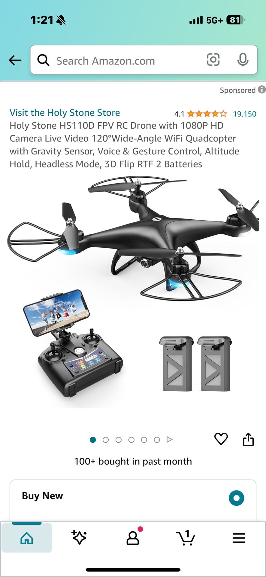 HS-SERIES HS110D DRONE AGES 14+