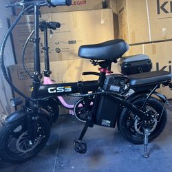 Electric folding bicycle