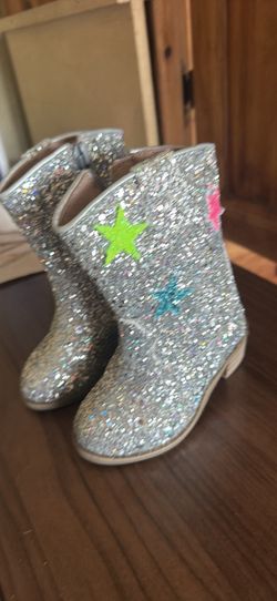 Toddler glitter boots