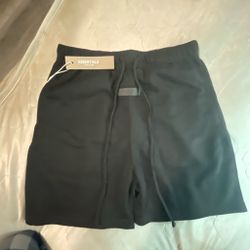 Essentials black shorts