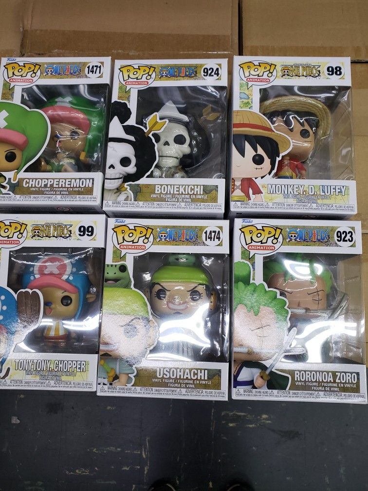 Funko Pop! One Piece: Chopperemon, Bonekichi, Zoro, Luffy, Chopper & Usohachi