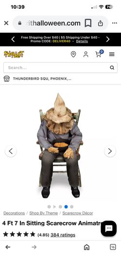 Halloween Scary Jumping Scarecrow