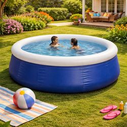 🔥 LIMITED TIME DEAL 🔥 🏊‍♂️ Brand New Inflatable Pool (In Box)