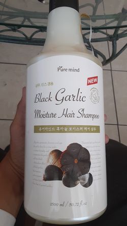 Pure mind black garlic shampoo