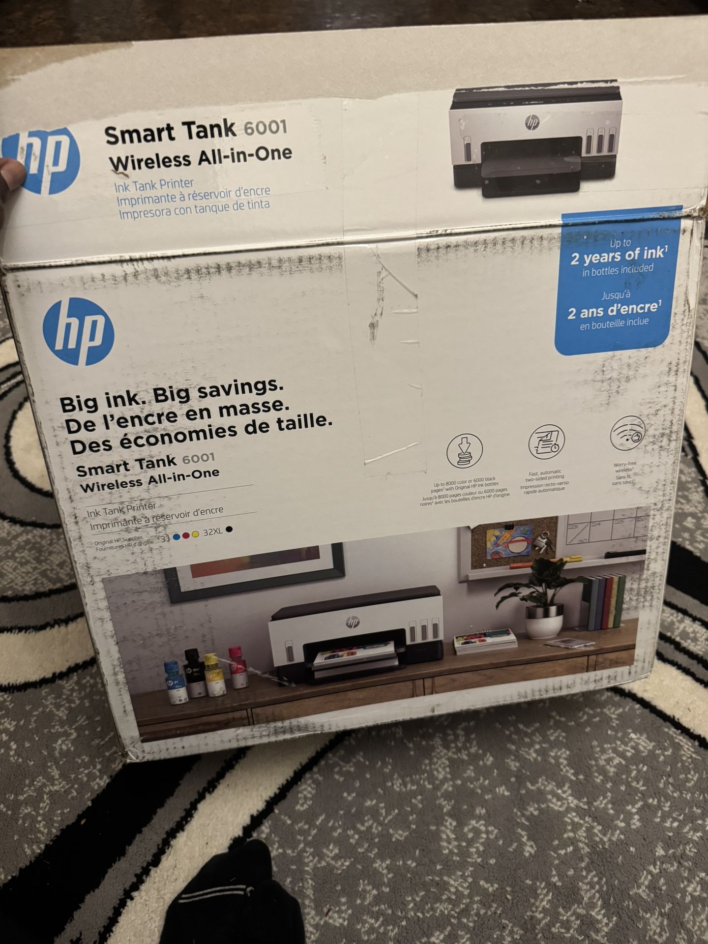 HP SMART TANK 6001 WIRELESS PRINTER