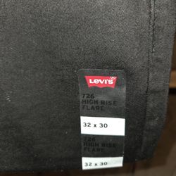 Girls Black Levi's 
