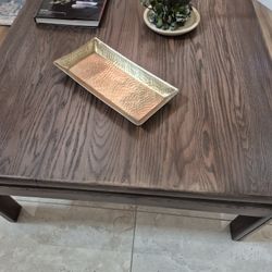 Stained Oak Coffee Table