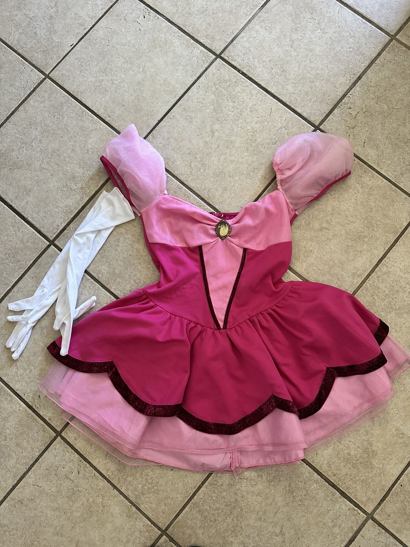 strapless open back dress Princess Peaches Womens Costume main image 0