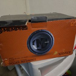 Memphis Audio 15-PRX124 12" Power Reference Series 4-ohm component subwoofer