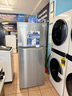 Frigidaire 18 Cu Ft Top and Bottom Stainless Steel