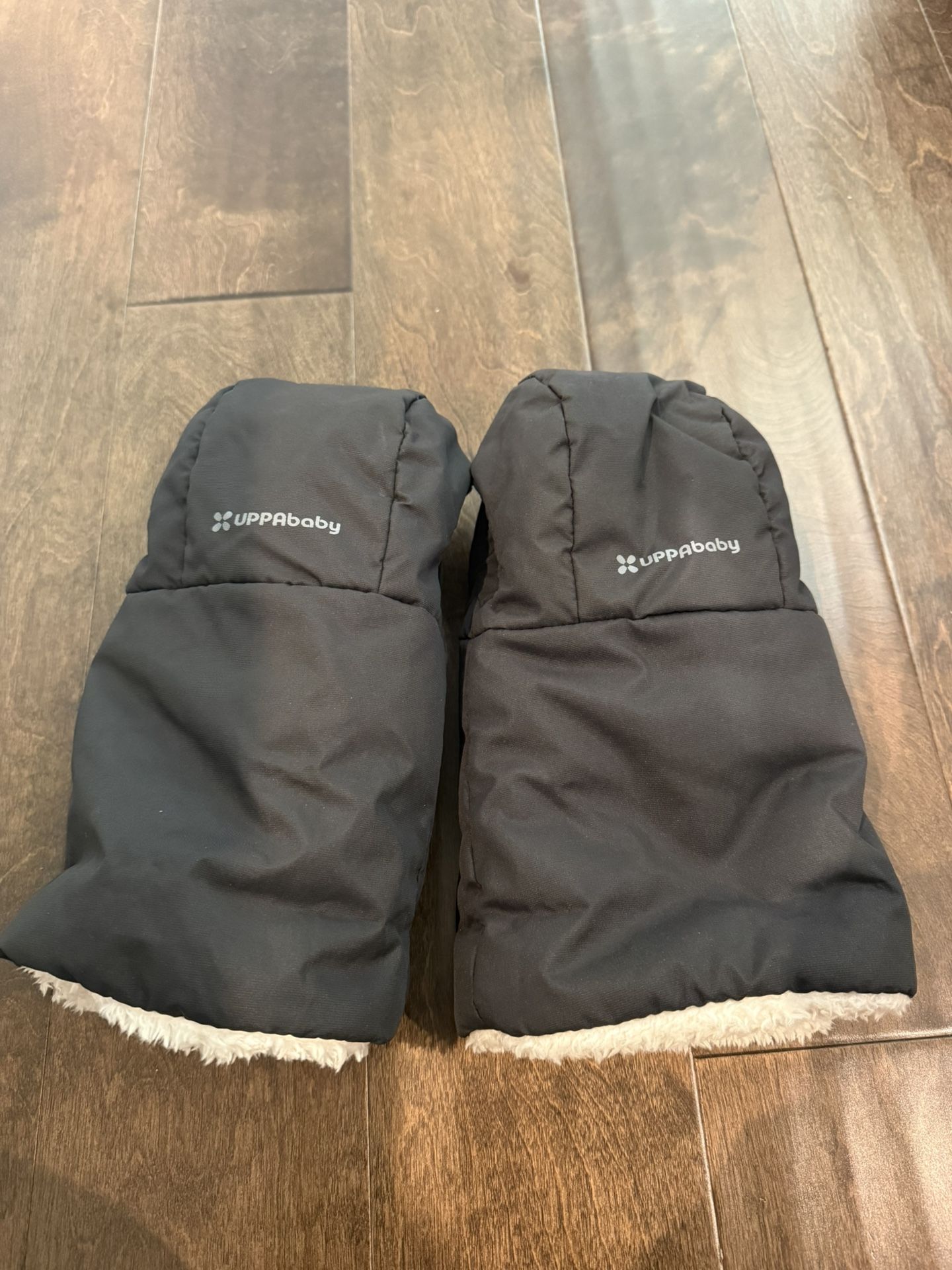 Black Uppababy Stroller Hand Warmer Mits  