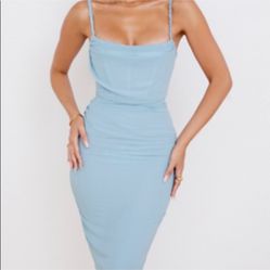 House Of CB blue Corset Dress