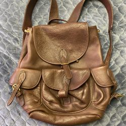 Genuine Leather Backpack 