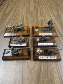 Vintage Gold Mining Figurines
