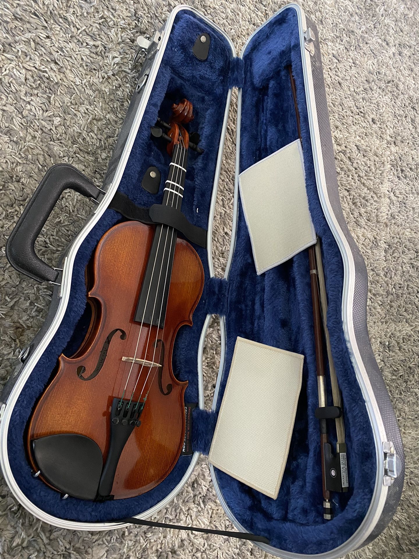 Handcafted 3/4 Violin In Luby. Czech Republic!