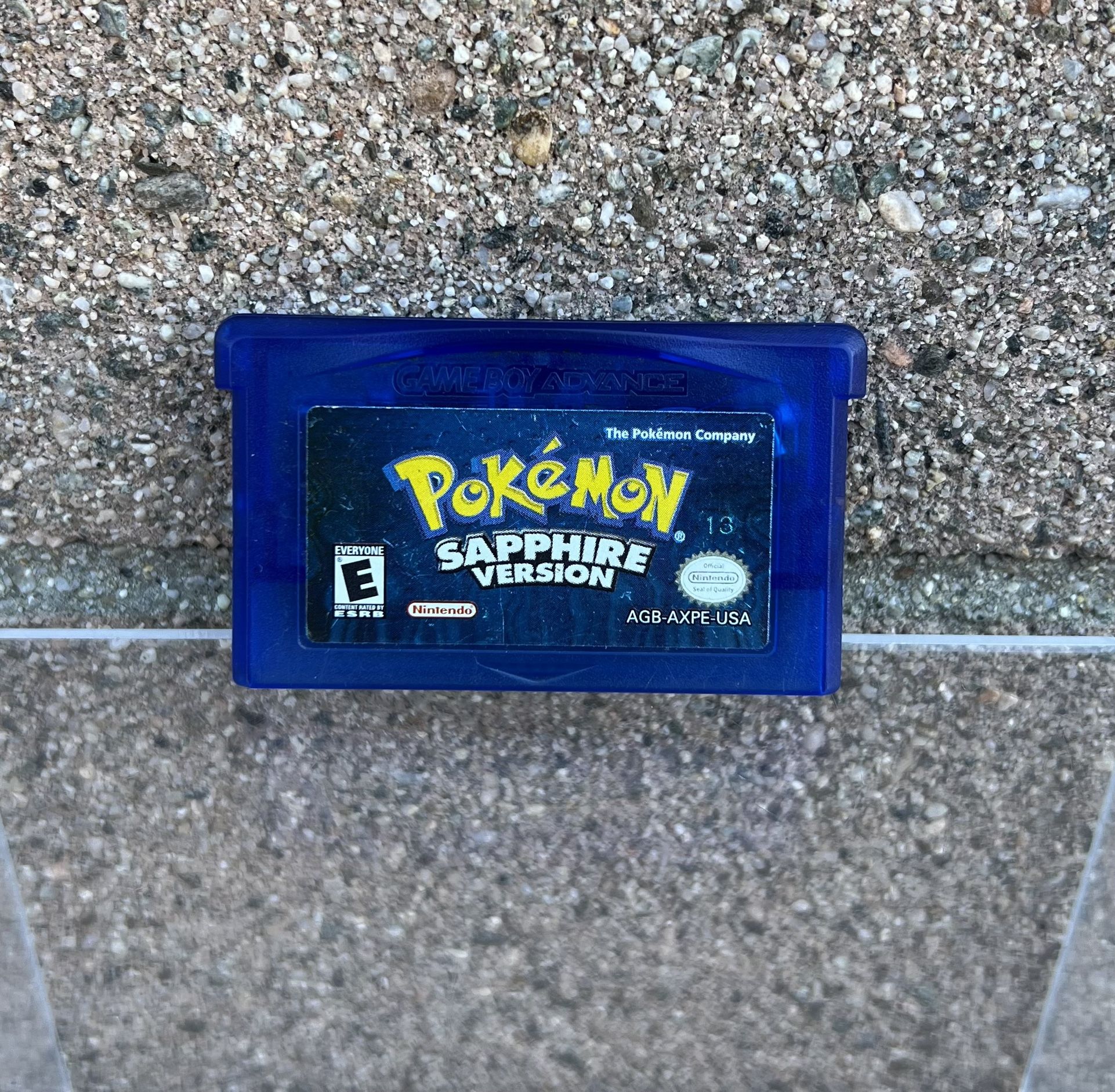 Pokemon: Sapphire GBA (Game Boy Advance, 2003) Authentic