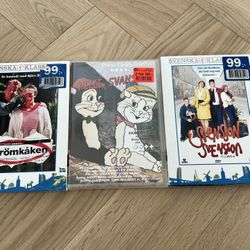 Vintage DVDs Sweden Region 2