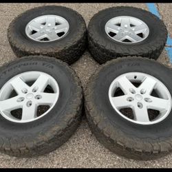 17” JEEP COMMANDER WRANGLER GRAND CHEROKEE WE FINANCE RIMS WHEELS TIRES 