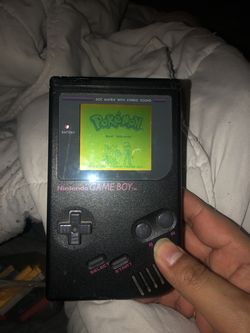 Original black gameboy system