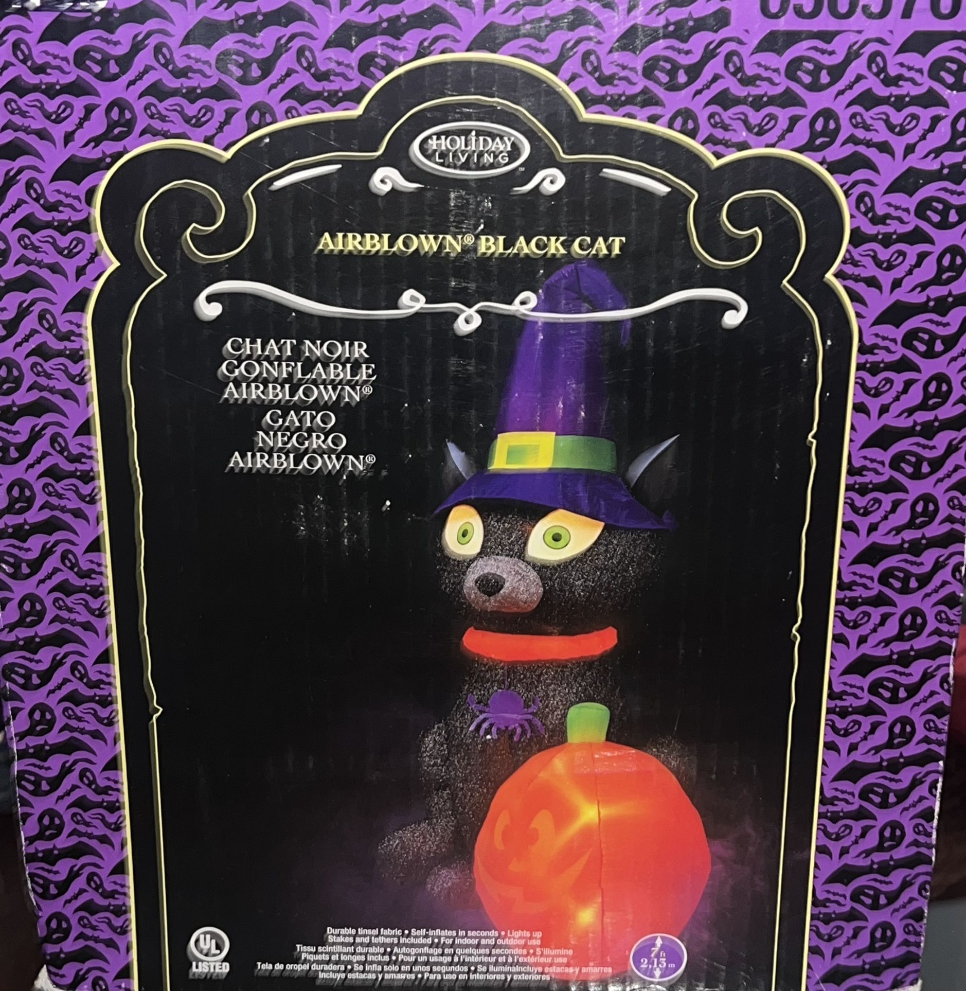 Rare Air blown Black Cat Inflatable