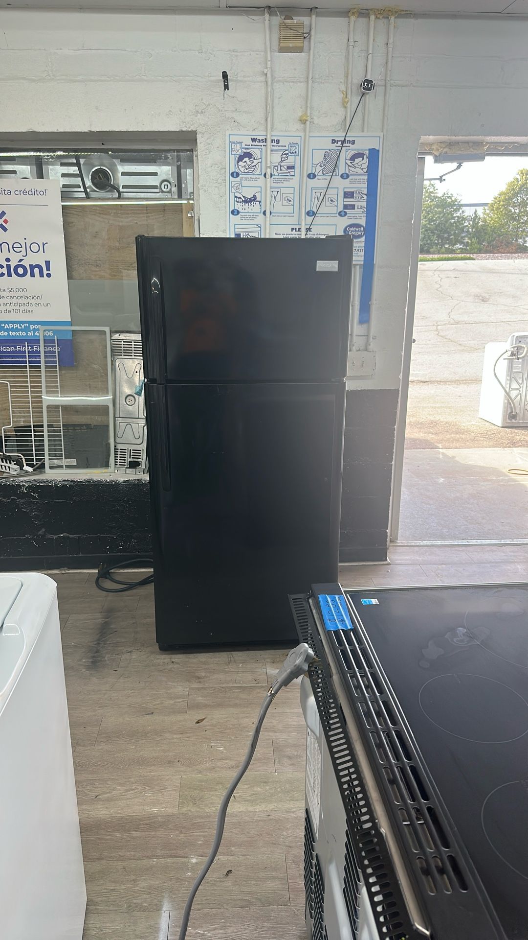 Frigidaire Black Top And Bottom Refrigerator