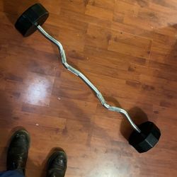 E-Z Curl Bar 70 lbs 