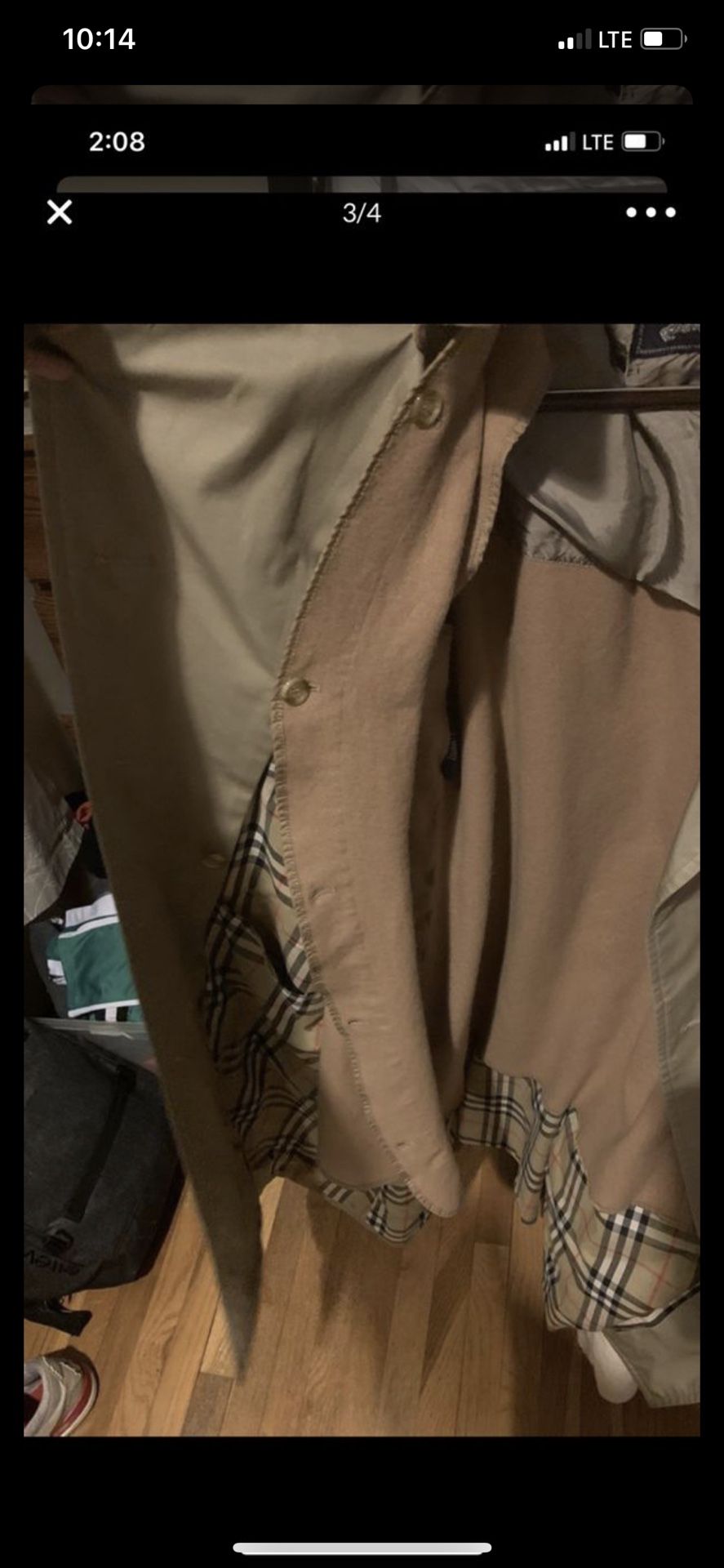Burberry trench large
