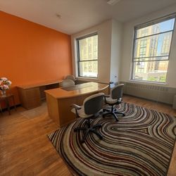 Office Desk and Chairs Set
