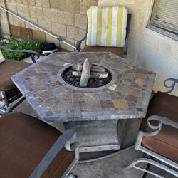 Outdoor Patio furniture with fire pit