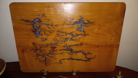 Fractal Burn Cutting Board 