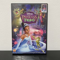 The Princess And The Frog DVD Disney Movie Anika Rose Animated Musical 2009