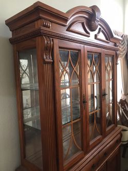 Wooden China Cabinet 