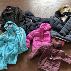 Girls Winter Jackets Patagonia North Face Abercrombie