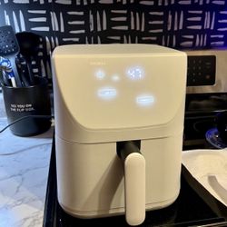 CRUXGG 6QT Air Fryer Gray 1500W Electric