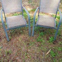 Patio Chairs - Set Of 2