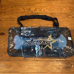 Vintage Houston ASTROS Kroger Promotional Clear Duffle Bag
