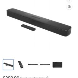 JBL Bar5.0 5Channel Multibeam Soundbar with Dolby Atmos Virtual Grey