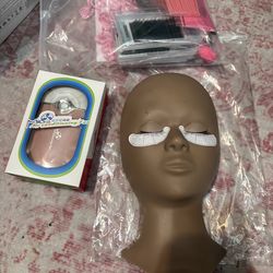 New Lash extension kit w mannequin