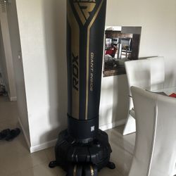 Like New RDX Free Standing Punching Bag + Gloves (Used 4 times)