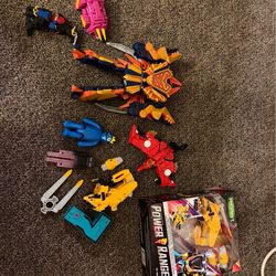Power ranger and toys lot