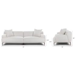 Abisko 91" Sofa - Quartz White