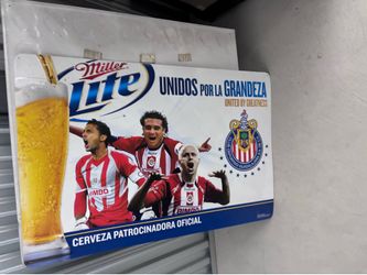 Chivas Tin Miller lite sign $40 obo