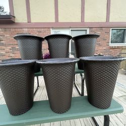 Very Nice Beautiful Brand New 6 Pots Large 20 Inch Tall For Al 