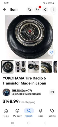 Vintage Yokohama Tire Radio AM